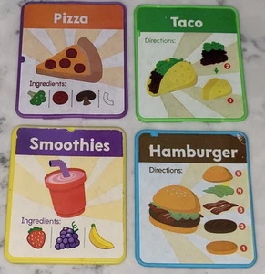 Fisher Price Laugh & Learn Food Truck Complete Menu Card Set Replacement Lot - Picture 1 of 6