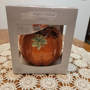Yankee Candle "Autumn Splendor" Scaldacera Ceramica Raccolta Zucca Crostata Nuovo - Foto 1 di 2