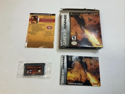 Reign of Fire (Nintendo Game Boy Advance, 2002) GBA CIB Complete in Box - Image 1 of 4