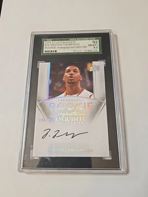 2011-12 Exquisite Collection - Rookie Signatures Tristan Thompson 68 /199 (AU, - Image 1 of 4