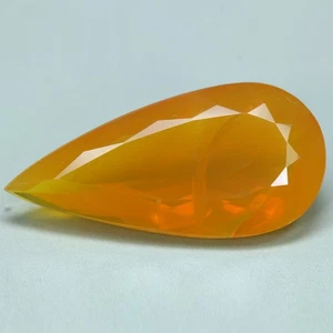 9.97 Cts_Stunning Loose Stone_100 % Natural Untreated Mexican Orange Fire Opal - Bild 1 von 3