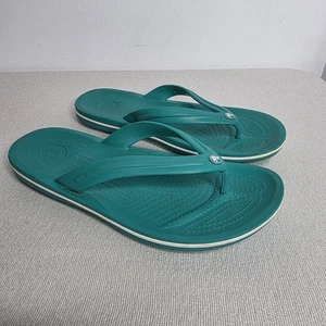Infradito Crocs Crocband Teal Unisex M8 W10 - Foto 1 di 9