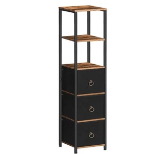 Bathroom Floor Cabinet, Bathroom Organizer and Storage Rack Stand, 3 Drawers ... - Picture 1 of 8