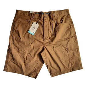 Prana Double Peak Herren Wandershorts 38x10 Antique Bronze Cargo Ripstop - Bild 1 von 6