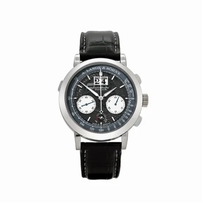 A. Lange & Söhne Datograph 405.034 Up/Down "Lumen" Platinum Black Dial - Image 1 of 4