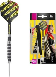 Target Darts Set Dimitri Van den Bergh Tungsten 80% Swiss Point SP Steel Tip - Picture 1 of 5