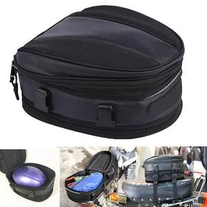 Motorcycle Tail Bag Motorbike Saddlebags Waterproof Rear Seat Bike Backpack Mult - Picture 1 of 7