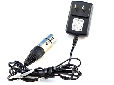Convertidor AC-DC enchufable de pared Triad WSU120-0700 con extremo hembra Neutrik NC-FX de 3 pines Foto 1 de 4
