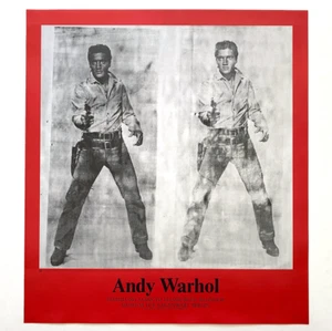 ANDY WARHOL FOUNDATION RARE 1996 LITHO PRINT POP ART POSTER "DOUBLE ELVIS" 1963 - Picture 1 of 12