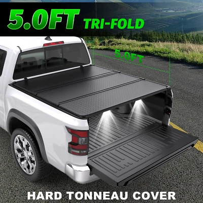 5FT Hard Bed Tonneau Cover For 2004-14 Chevy Colorado GMC Canyon Extra Short Bed Foto 1 de 4