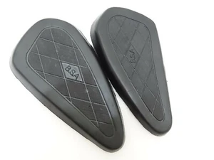 BSA M20 M21 M23 Rigid & Plunger Petrol Gas Tank Rubber Knee Pads - Picture 1 of 5
