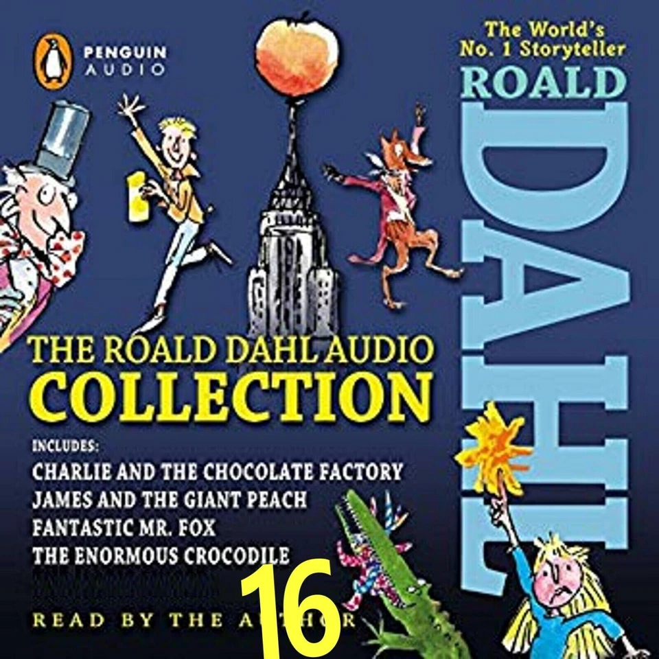 The Roald Dahl Collection - 16 Classics Audio Book CD - Audiobook - image 1 of 1