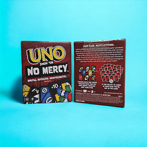 Mattel UNO Show em No Mercy Card Game * New