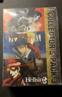 Geneon Collector's Pack 1. Trigun Hellsing Gungrave. DVD Baily Box Anime 3 Discs - Image 1 of 4