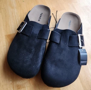 NWT Torrid Buckle Clog (10.5 WW) Black Extra Wide Width Shoes NEW with Tag - Picture 1 of 9