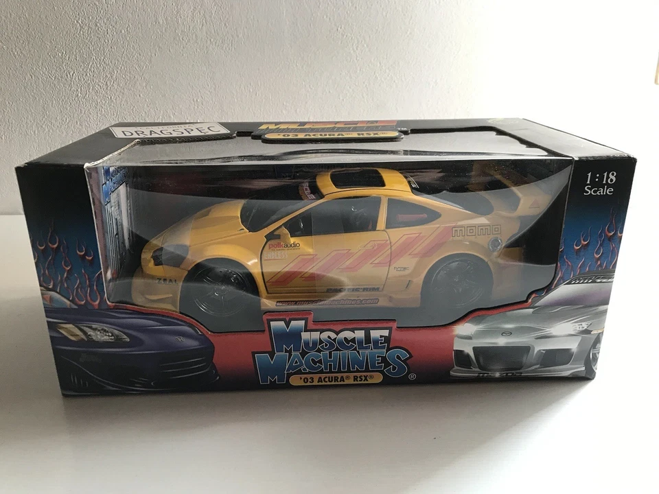 Muscle Machines 1/18 Acura RSX ‘03 Yellow - Very Rare - Immagine 1 di 2
