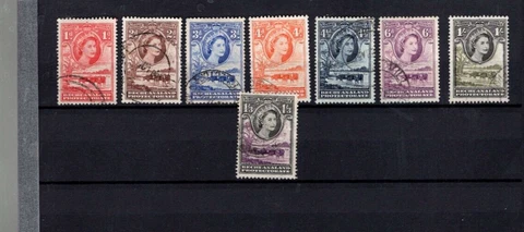 BECHUANALAND  1961 VALUES TO 1/-3D USED Cover