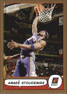 2004-05 Bazooka Gold Phoenix Suns Basketball Card #56 Amare Stoudemire