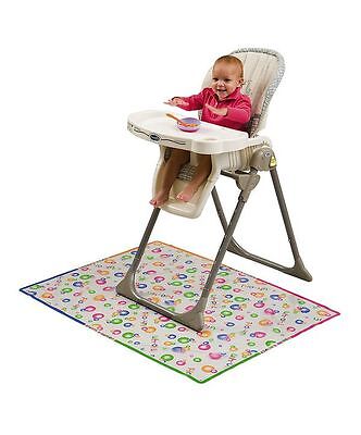 Mommys Helper Splat Mat Plastic Cover Baby High Chair Mess Floor Protector 79220 • 17.82$