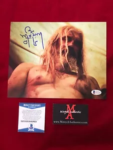 BILL MOSELEY SIGNIERTES 8X10 FOTO! 3 AUS DER HÖLLE! BECKETT COA! OTIS! HORROR! ZOMBIE! - Bild 1 von 6