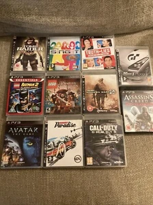 Ps3 Games 11 Bundle Lego Batman 2 Avatar Tomb Raider Burnout pirates Caribbean - Picture 1 of 1