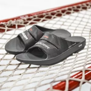 Bauer OOFOS Next Game Sandalen fester Riemen Rutschen viele Größen - Bild 1 von 7