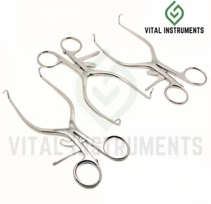 3 Pediatric Gelpi Retractor 5.5" Sharp Points Surgical Veterinary Instruments - Picture 1 of 2