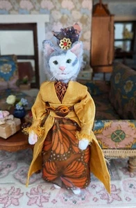 Puppenhaus Miniatur Katzenpuppe Künstleranfertigung - Bild 1 von 8
