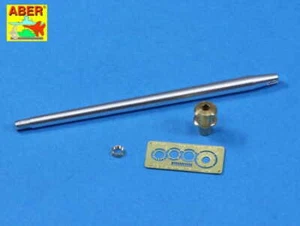 Aber 35L-186 - 1:35 76mm M1A2 cañón de metal con freno de boca Sherman M4A3E8 - Imagen 1 de 6