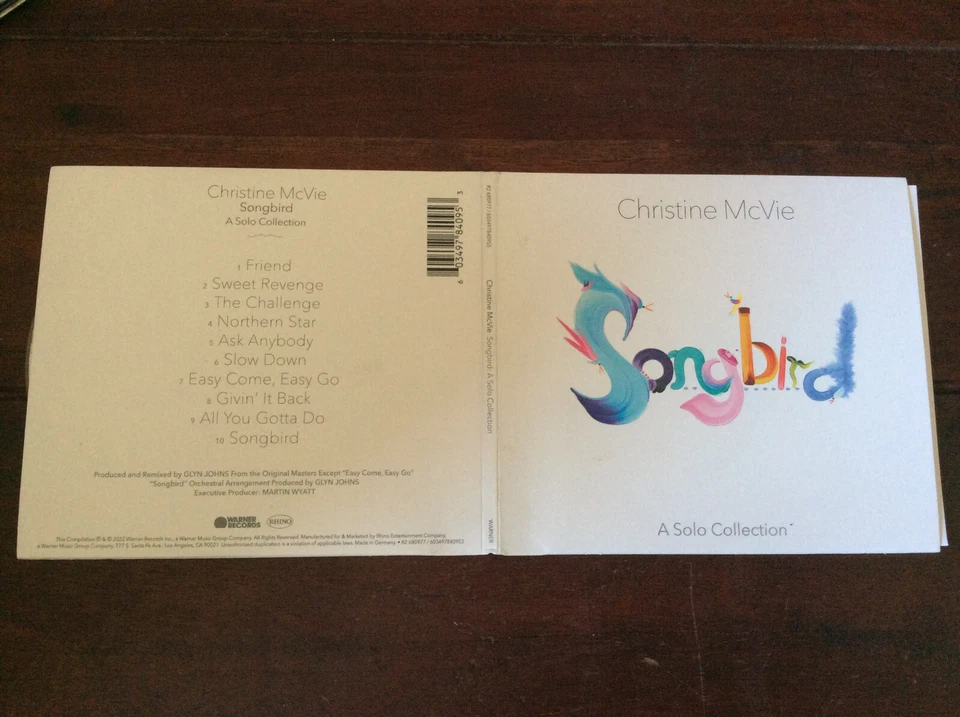 Christine Mcvie -  Songbird (a Solo Collection) [CD Album] 2022  Fleetwood Mac - Bild 1 von 1