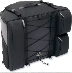 Saddlemen BR4100 Tactical Dresser Back Seat Bag Luggage for Harley Touring Model - Foto 1 di 15