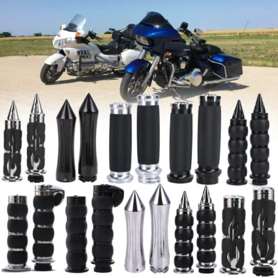 1" Motorcycle Handle Bar Hand Grips fit for Yamaha V-Star 650 XVS650A Classic - Imagem 1 de 4