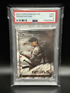 Topps Project 70 Shohei Ohtani #491 di Chuck Styles Angels PSA 9 - Foto 1 di 2