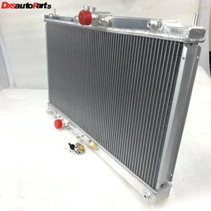 03-06 Lancer Evolution 7 8 9 Manual Aluminum Radiator 2 ROW RS 4G63 - Foto 1 di 11