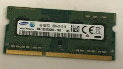 TOSHIBA OEM 4GB DDR3 MEMORY MODULE FOR SATELLITE C55-A5140, P000589110 - Image 1 of 3
