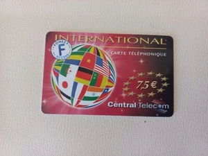 CARTA TELEFONICA "CENTRAL TELECOM" - FRANCESE VINTAGE - Foto 1 di 2