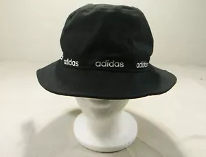 NEW Adidas Womens Bucket Hat Cap Black One Size Essentials II Hip Hop Dance - Picture 1 of 9