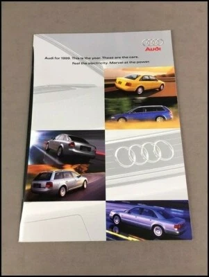 Catálogo de folleto de venta de autos originales Audi 1999 36 páginas - A4 A6 A8 quattro avant Foto 1 de 4