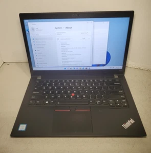 Lenovo ThinkPad T480s Laptop i5-8250u 8GB RAM 128GB SSD Win11 READ! #69 - Picture 1 of 8