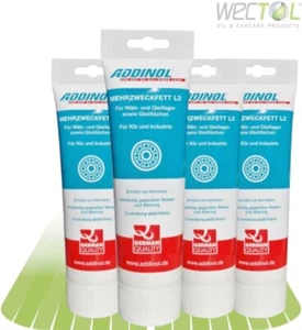 Grasa multiusos en tubo 4 x 250 ml Addinol L 2 grasa multiusos grasa grasa grasa lubricante - Imagen 1 de 1