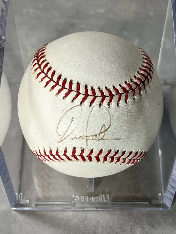 Бейсбольный мяч с автографом Дина Палмера подписанный официальный AL 1984-94 датированный мяч - Изображение 1 из 2