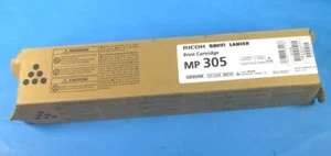 GENUINE RICOH SAVIN LANIER BLACK TONER PRINT CARTRIDGE MP 305 - EDP 842141 - Picture 1 of 1
