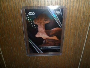 2023 Topps Star Wars cromado negro Momaw Nadon #62 refractor/199 - Imagen 1 de 2