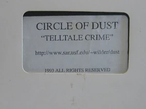 Circle of Dust - Telltale Crime (VHS) R.E.X. Musik Christian Metal Promo Video - Bild 1 von 3