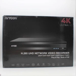 Grabadora de video en red AVYCON 4K H.265 UHD 8 canales AVR-NN808P8, SIN DISCO DURO, NUEVO - Imagen 1 de 3