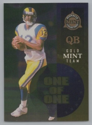 Tony Banks 1998 Pinnacle Mint Gold One Of One #17 St. Louis Rams - Image 1 of 2