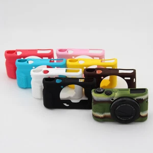 Silikon Gummi Gehäuse Schutzhülle Haut Abdeckung für Canon EOS G7X2/G7X3 Kamera - Bild 1 von 40