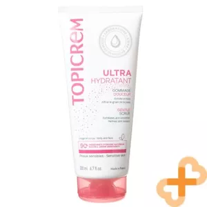 TOPICREM Gentle Face and Body Scrub Exfoliates Smoothes Refines texture 200 ml - Picture 1 of 24