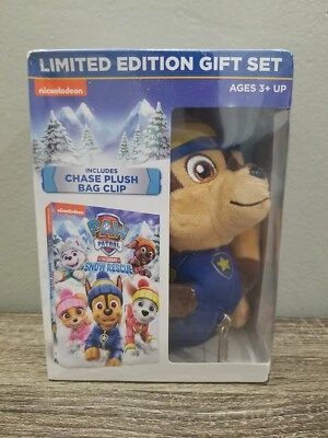 PAW PATROL: THE GREAT SNOW RESCUE WITH PLUSH BAG CLIP LIMITED EDITION (DVD) NEW - Image 1 of 4
