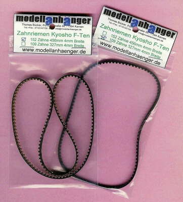 Zahnriemensatz f. für Kyosho F-Ten (pur-ten) # NEU # - Bild 1 von 3